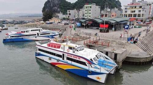 Tàu cao tốc quang minh đi quan lạn